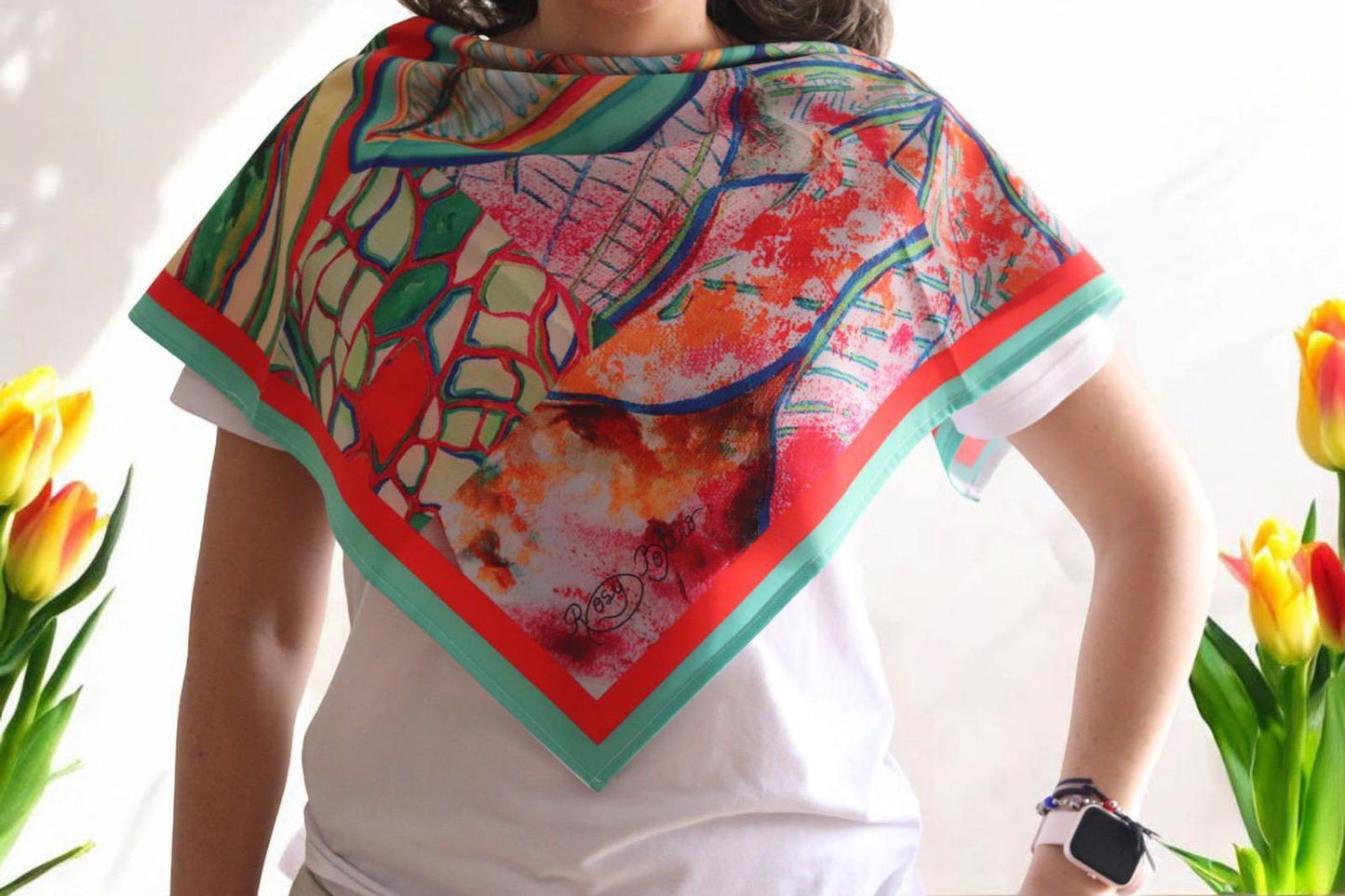 Pañuelo Hoja Verticalis