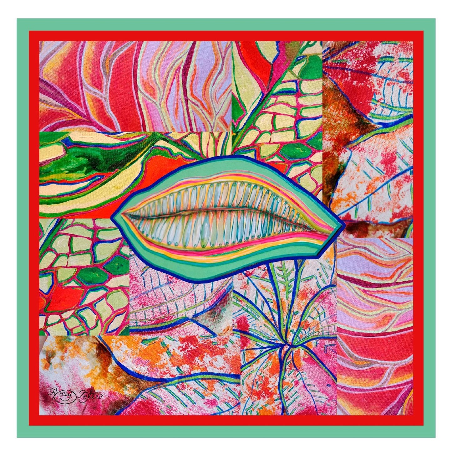 Pañuelo Hoja Verticalis