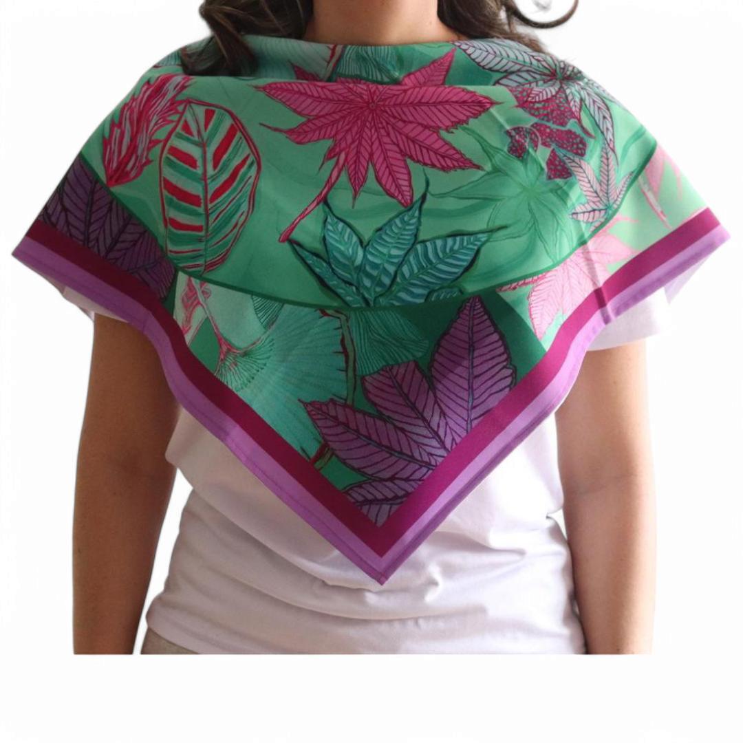 Pañuelo Paisaje Rosa