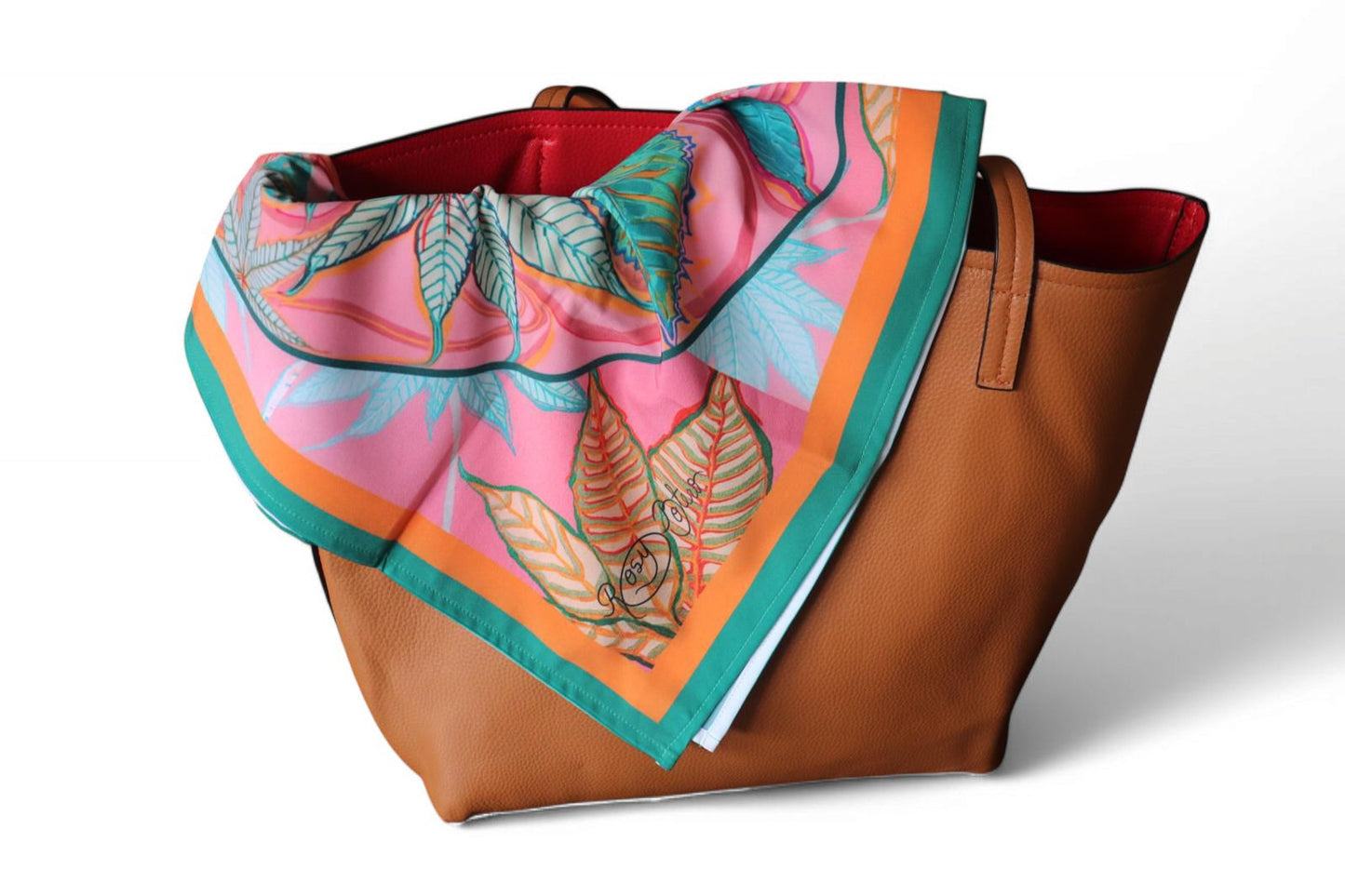 Pañuelo Paisaje Rosa