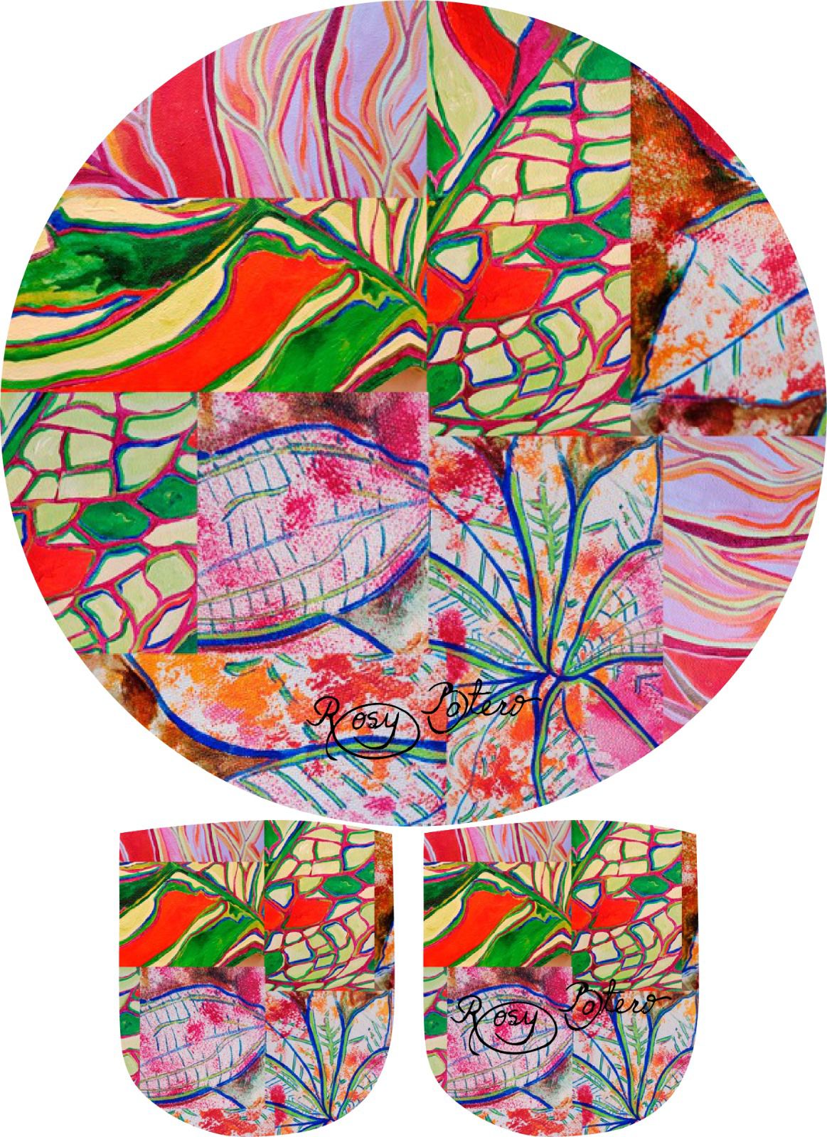 Abanico Plegable Nervaduras