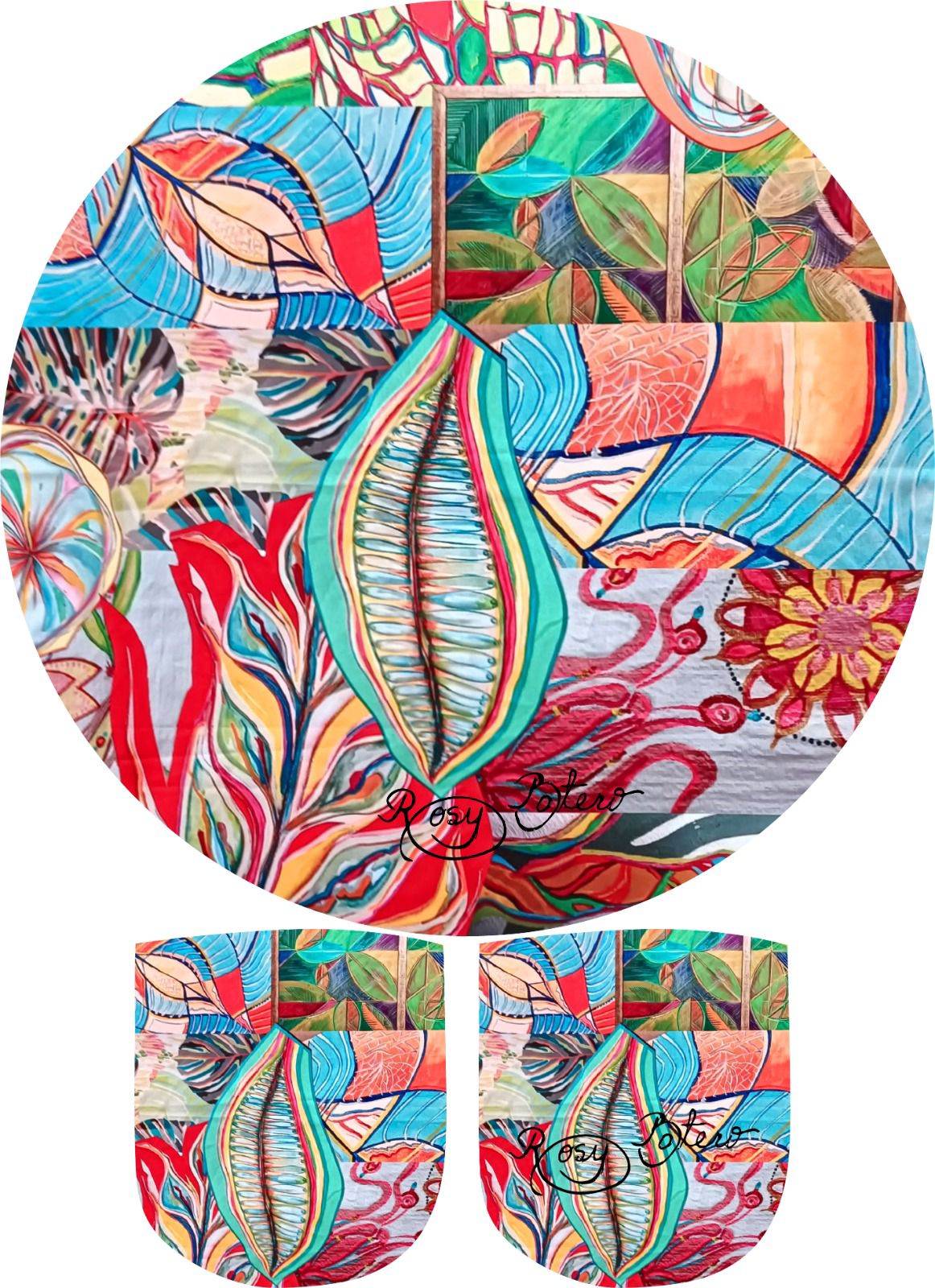 Abanico Plegable Aroma