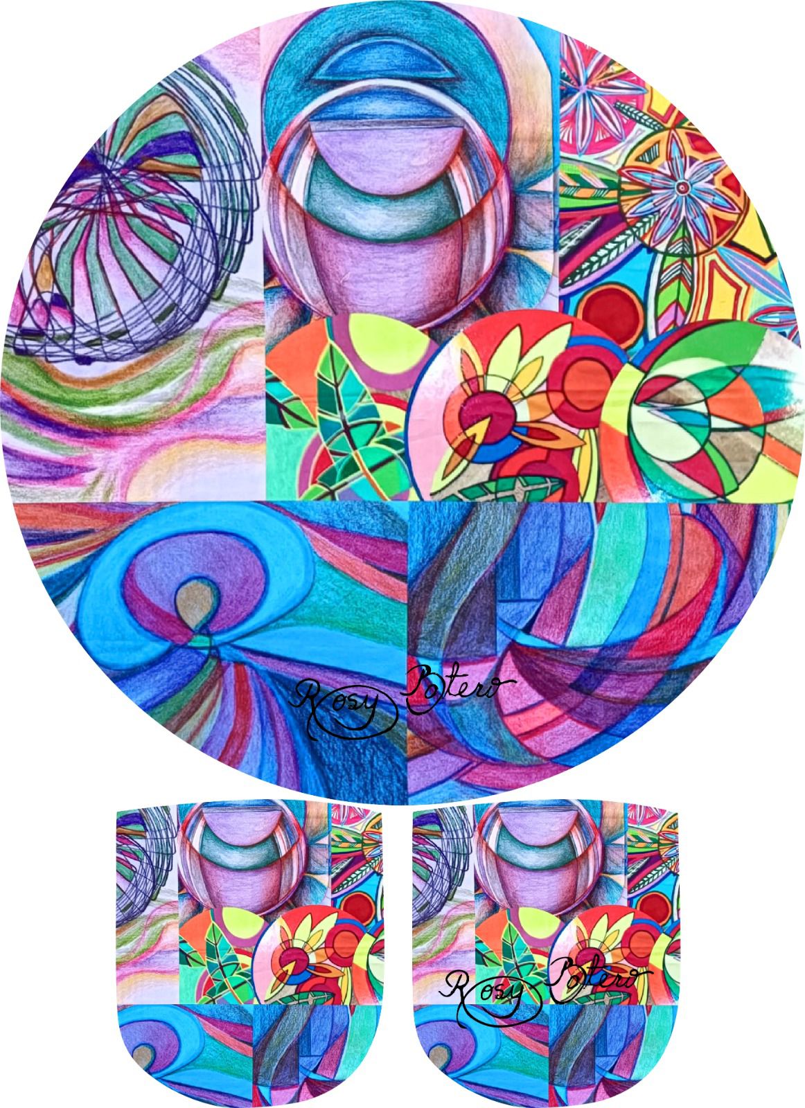 Abanico Plegable Selva