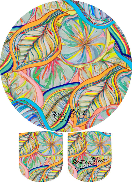 Abanico Plegable Hoja