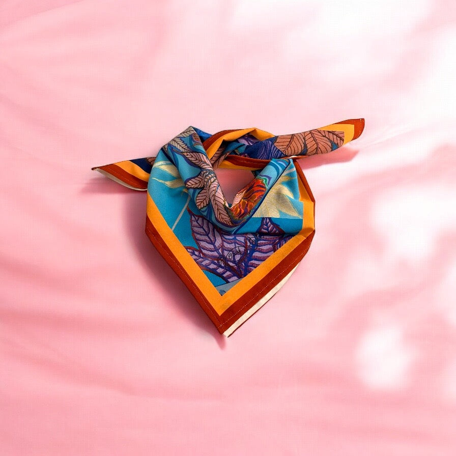 Pañuelo Paisaje Rosa