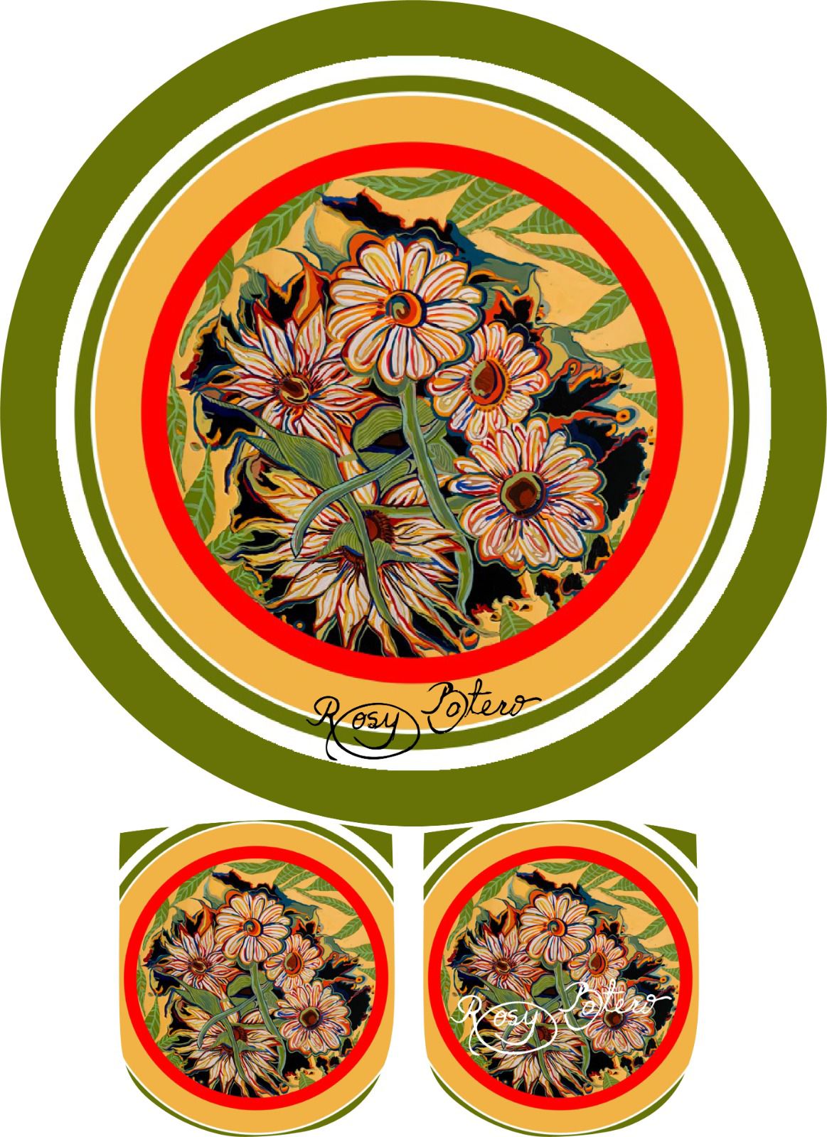 Abanico Plegable Calidez