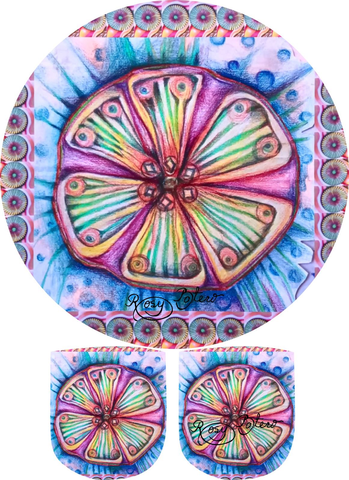 Abanico Plegable Sepalo