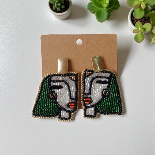 Pendientes Media Cara Egipcia