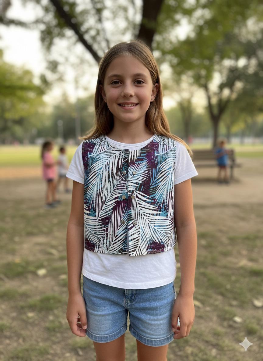 Chaleco Infantil Geometria del Caribe