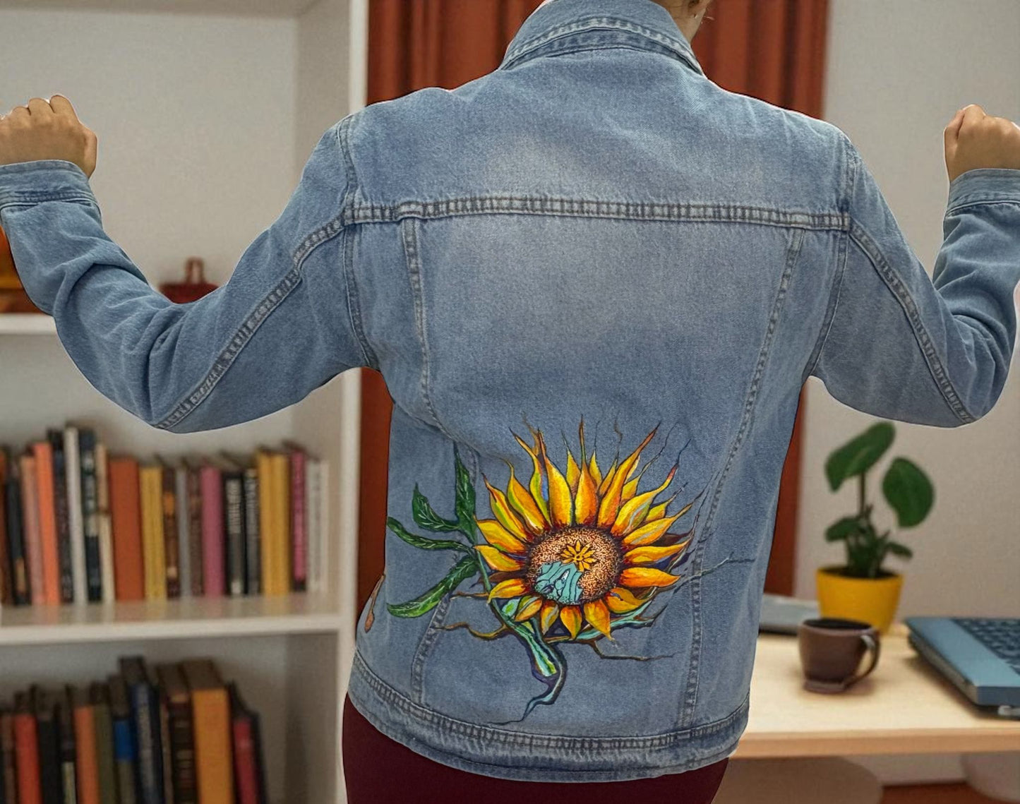 Chaqueta Vaquera Pintada a Mano