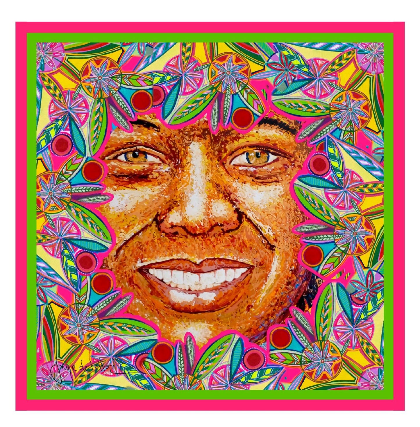 Pañuelo Rostro Tropical